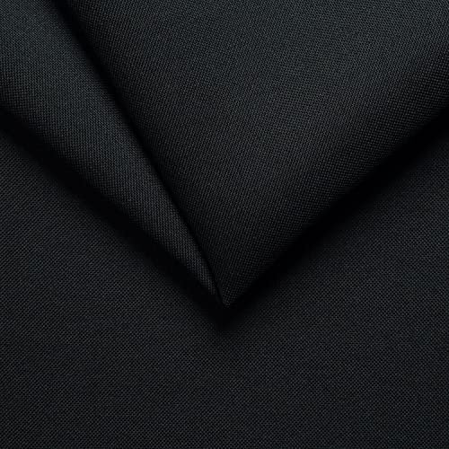 PINaPIN Möbelstoff Polstermaterial Polstermöbel Polyesterstoff Polyester Stoffe meterware zum Betten, Freizeit-Sets, Möbelbezüge, Möbelpolsterei 100 x 145 cm (Schwarz)