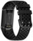 Vaporly UK Replacement Watch Strap for Fitbit Charge 5 Band with Collapse Buckle Sports Mesh Breathable Silicone Wristband (Black)