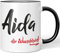 JUNIWORDS Tasse, Aida, die Wundervolle, Schwarz (5202943)