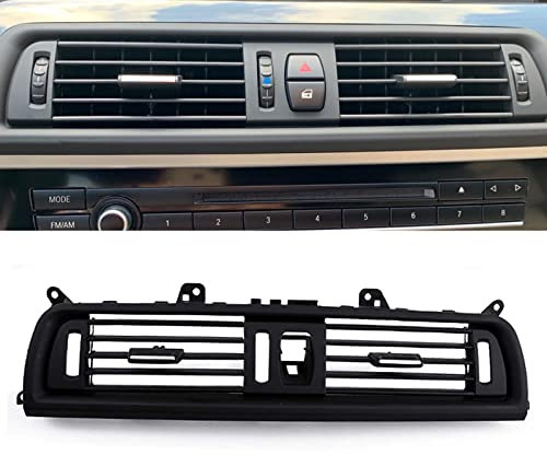HommyFine Front AC Lüftungsgitter Kompatibel mit BMW 5er F10 F11, Lüftungsgitter Klimaanlage Vorne,Front AC Vent Ersatzluftkonsole für F10/F11 520 523 525 528 530 535 550 2010-2016 (Vorne)