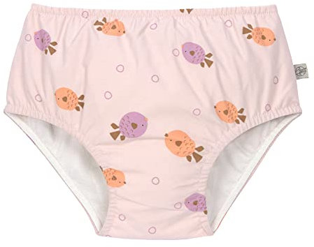 LÄSSIG Baby Kinder Schwimmwindel Windelbadehose/Swim Diaper Fish light pink, 19-24 Monate, Größe: 92