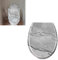 JOIEYOU Toilettensitz WC-Sitz aus Hartplastik Universal Toilettendeckel mit Absenkautomatik für alle handelsüblichen WC-Becken Marble