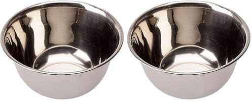 IBILI 710119 Bowl, Silver, 19 cm (Pack of 2)