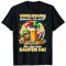 Bin Nur Zum Saufen Da Karneval Kostüm Helau Fasching Bier T-Shirt