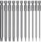 11 Stück Torx lang Schraubendreher Bit Set 1/4 Magnetisch Sternenkopf Schraubenziehe Set T6-T40 100mm Lang Sechskant Schaft für Akkuschrauber T20 T25 Schraubendrehersatz