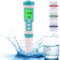 Holzsammlung pH Messgerät 7 in 1,Digital Wasserqualität Tester,PH/TDS/SALT/ORP/S.G/TEMP/EC Messgerät mit ACT, TDS Messgerät für Trinkwasser, Aquarium, Salzwasser