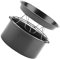 PRETYZOOM 1set Teglie Per Torte e Pizza Inossidabile Con Rack Per Vapore Accessori Per Friggitrice Ad Aria Facili Da Pulire e Antiaderenti Per Cottura e Cottura Al Vapore