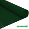 Eulenke PVC Sichtschutzmatte, 160 x 600cm DREI Rippenverstärkungen Sichtschutzzaun mit Kabelbindern, Innen Verstärkte Lamellen, Windschutz Balkon Sichtschutz für Zaun Garten Terrasse, Grün