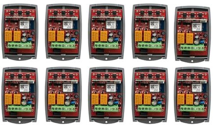 Motor de puerta corredera de entrada, Receptor de puerta de garaje Tuya WIFI, 2 canales, 433mhz, 433,92 mhz, interruptor controlador multimarca de código rodante fijo Universal Seguro y seguro de usar