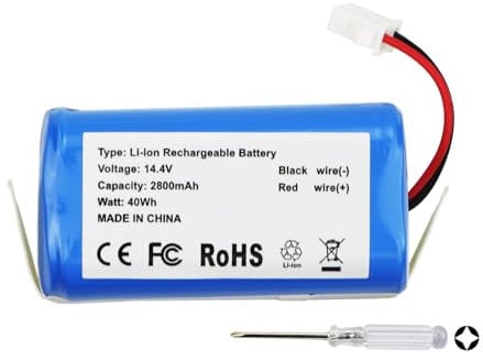 K KYUER Aspirateur Robot Batterie pour Proscenic 850T 850P Neatsvor X500 X520 X600 Ultenic D5 D5S Pro Robot Vacuum Cleaner Battery 2800mAh