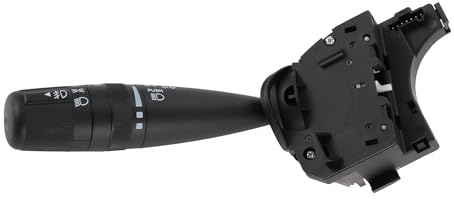 A ABSOPRO Blinkerhebel Für Dodge Avenger 08-14 1 Stk. | Schwarz, Kunststoff, 68041485AA, Für Chrysler 200/PT Cruiser/Sebring 06-14, Blinkersteuerung, Fernlicht, Nebelscheinwerfer