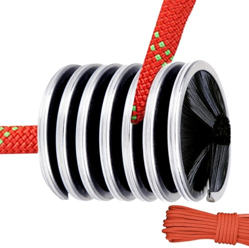 Demsyeq Climbing Rope Cleaner Sturdy Effective Rock Climbing Cleaning Brush | Cord Cleaning for Rock Climbing, Caving, Exploration, Mountaineering