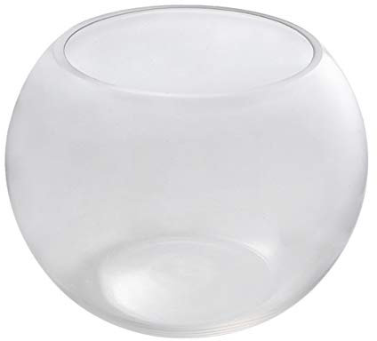 SEWOART 20 cm Rund Glas Aquarium Kugel Terrarium Für Zuhause Hotel Fischglas Aquarium Für Fische