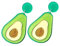 SAFIGLE Einzigartiges Design Avocado Ohrringe Ohrring Schmuck Für Frauen Frühling Ohrringe