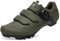 FOTGOAT Herren MTB Schuhe Damen, Fahrradschuhe Mountainbike Schuhe kompatibel mit SPD 2 Schrauben mit Cleats, Unisex Radsportschuhe Draussen Grün +Cleats EU37