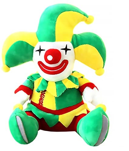 BESPORTBLE 1Stück Clownpuppe aus Weichem Plüsch Lustige Dekoration für Halloween Karneval Feste Hochwertige Clownfigur für Schlafzimmer Wohnzimmer Büro Stilvolle Geschenkidee