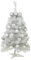 LIXSAZSE Mini árbol de Navidad en para Blanco con Luces LED, árbol de Navidad Artificial de ensueño con iluminación de PVC