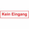 Indigos UG Aufkleber Kein Eingang - witterungsbeständig 25 cm x 7,00 cm - selbstklebender Sicherheits Aufkleber für Tür oder Wand - Warnschild für Gebäude, Hotel, Büro, Firma, Haus, Praxis