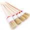 Swpeet 5 pcs Premium Cheveux naturels de détail Brosse de sanglier, Détails Automotive, brosses de nettoyage pour roues/intérieur/Moteur/des emblèmes/intérieur/extérieur/aération