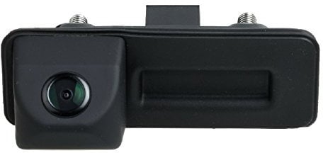 Wasserdicht Fahrzeug-spezifische Griffleiste Kamera integriert in Koffergriff Rückfahrkamera für Skoda Roomster Superb Cambi Yeti Fabia Octavia II 1Z 2 A1 (Model A=Square Interface Connector)