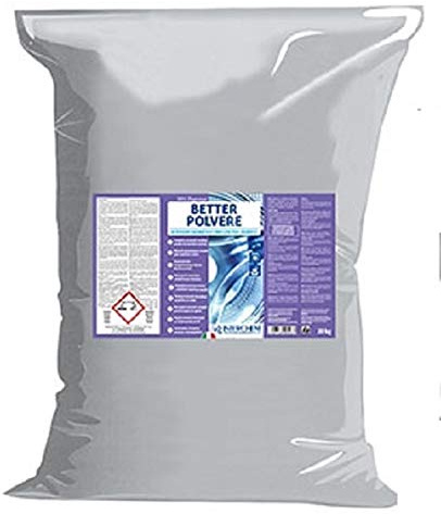 Better Polvere Lavatrice detersivo enzimatico per lavaggio bucato a mano e in lavatrice formula concentrata - confezione : sacco kg.20