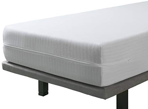 Velfont Matratzenbezug 140x200cm Elastischer Atmungsaktiv Oeko-TEX Zertifiziert mit Reißverschluss