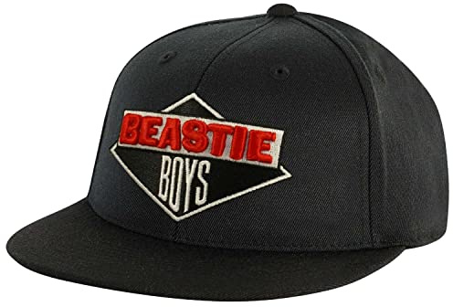 Beastie Boys Men's Diamond Logo Snapback Baseball Cap Black