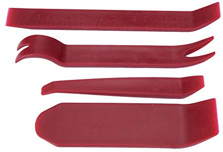 Radio Removal Tool, 4Pcs Car Stereo Radio Pry Tools Kit Door Clip Panel Dashboard Hand-held Removal Install Tools