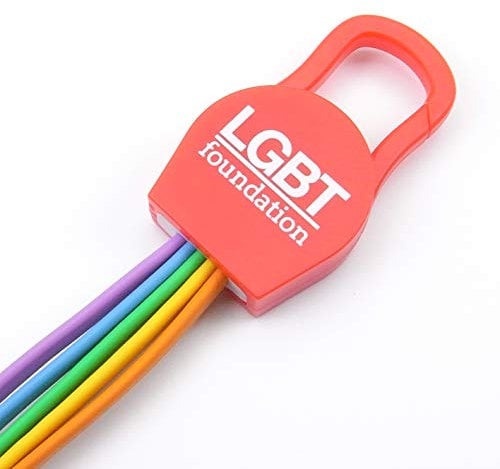 LGBT Foundation Universal USB Fast Charge Cable with 5 Connectors