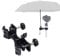 Hooshion Umbrella Chair Clamp for Cameras, Black, Tripod Mount