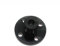2 Stück Flanschkupplung Motorführung 4mm Wellenkupplung Motor Verbinder für DIY Teile (Schwarz)
