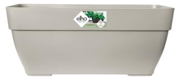 Elho Planter, Plastic Regenerated Polypropylene, Silky White