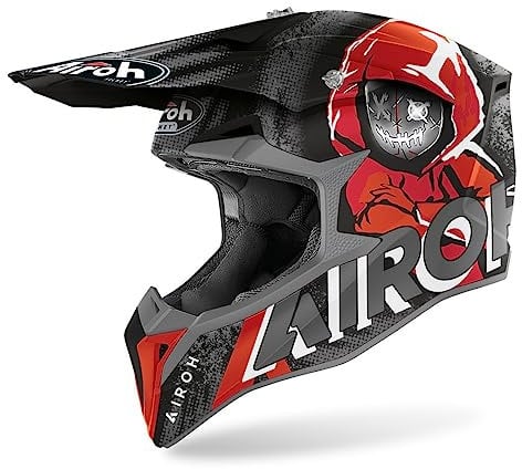 Airoh Helmet Wraap Alien Red Matt