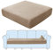SHUOJIA Sofa-Sitzkissenbezüge, Sofakissen-Bezüge Stretch-Samt,Sitzkissenschutz,Couchkissen-Bezüge Ersatz Für Individuelle Kissen Mit Elastischem Stoff (Camel,Large-4-Seater)