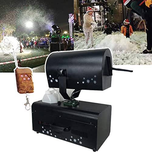 CHUNTIANMEI 2000w Schneemaschine, Tragbare Schneemaschine Im Freien, Mit Kabelloser Fernbedienung, Erzeugt Die Illusion Von Echtem Schnee, FüR Halloween-Party, Hochzeit, BüHneneffekte