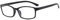 Suertree Distanz Brille Damen Blaulichtfilter Myopia Brille Leichte Kurzsichtige Brille für Herren Schwarz -2.5