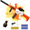 Pistola Juguete Eléctrica, Automático 2 en 1 Modos Blasters Pistola de Espuma, Pistolas Juguetes para Niños Enfant y Niñas Adolescente Edad 7 8 9+ años (Versión 2)
