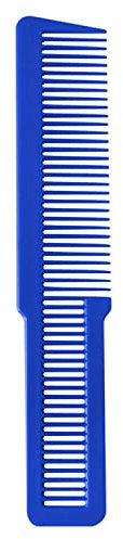 Peigne à cheveux universel bleu pour coiffeur à la maison, salon, coiffeur, aspirateur à pores, bâton à sculpter, tondeuse à cheveux, peigne à cheveux