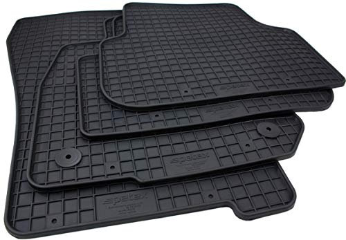 kfz-premiumteile24 Premium Gummimatten Kompatibel mit Leon (KL) + Leon ST (KL) + e-TSI (Mildhybrid) ab 2020 Fußmatten Automatten Gummi Allwetter 100% Passgenau