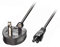 New Laptop Power C5 Mains Lead Clover 3 Pin Plug Replacement For Dell 0CNJVV - 1 METER CABLE