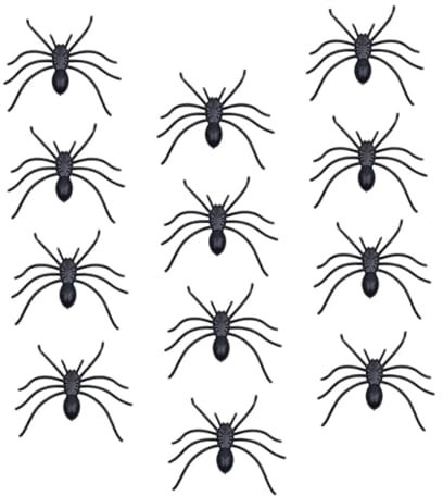 ifundom 30st Weiches Spinnenspielzeug Halloween-trickspielzeug Halloween-streich-Requisiten Halloween-3d-spinne Halloween-streichspielzeug Witz Spinnen Geist Plastik Haushalt Kleine Spinne