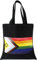 TRIXES Fortschrittsstolz Schwarze Tragetasche mit Flagge - LGBTQIA2s+ Einkaufstasche - Einkaufstasche aus Baumwolle mit langem Griff, Schwarz, Einheitsgröße…
