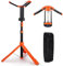Flyrivergo Rechargeable Work Light with Stand, Cordless Triple Work LED Lights, 9000mah Battery, 264-2562 Lumen, 3500-8000K, with Detachable Tripod, Storage Bag for Outdoor Work, Camping