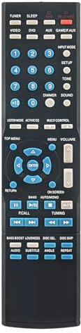 AULCMEETSostituisci il telecomando adatto per adatto per Kenwood AV Surround Receiver,È la migliore scelta di ricalcement per i tuoi vecchi o rotti telecomandi.