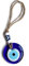 Fokroin Evil Eye, Türkisches Auge, Nazar Boncuk, Türkisches Blaues Auge Glas Anhänger, Glücksbringer, Für Glücksbringer Schmuckherstellung Rückspiegel Balkon Fenster Wohnkultur(5cm)