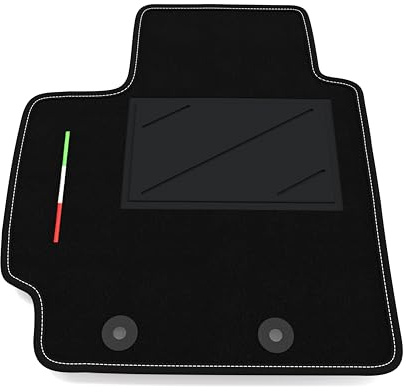 Automatte nur auf der Fahrerseite, 1 Stück, kompatibel mit Suzuki Swift 2017-2024 | 1 maßgeschneiderter Teppich, Italien-Flagge