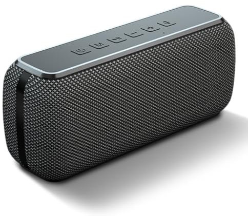 Asyduey 60W Bluetooth Speaker Wireless Portable Subwoofer Waterproof 6600mAh Powerful Bass AUX FM for Outdoor Fun Camping