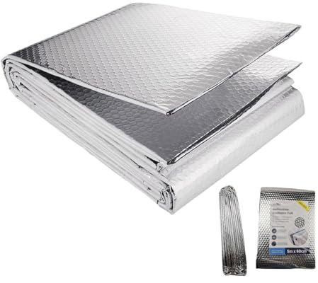 Réflecteur de chaleur pour radiateur – Feuille d'isolation de radiateur, feuille d'isolation en aluminium pour l'efficacité du chauffage en hiver | Feuille thermique réfléchissante double face pour