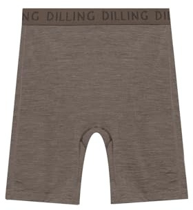 Dilling Shorts aus Merinowolle für Damen - Braun meliert 42