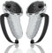 Lot de 2 poignées de manette multicolores en silicone antidérapant pour Meta For Quest 3 et Quest 3S, sangles avec sangles réglables (gris peu profond)
